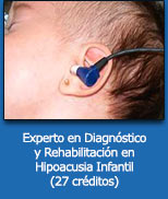 Experto en Diagn�stico y Rehabilitaci�n en Hipoacusia Infantil (27 cr&eacute;ditos). Tecla de Acceso = 'l'