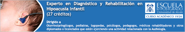 Experto en Diagn&oacute;stico y Rehabilitaci&oacute;n en Hipoacusia Infantil. Tecla de Acceso = 'l'